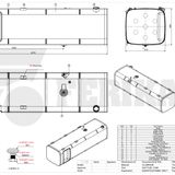 Réservoir DAF 845L 620x675x2270 - 1944801, 2198089